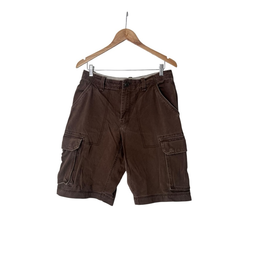 Vintage Y2K Gap Brown Cargo Shorts 31 30 28